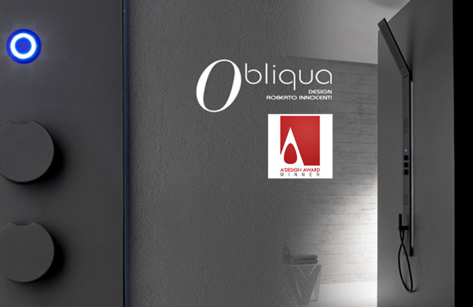 A’Design Awards: OBLIQUA vince Categoria Bathroom Furniture and Sanitary Ware Design