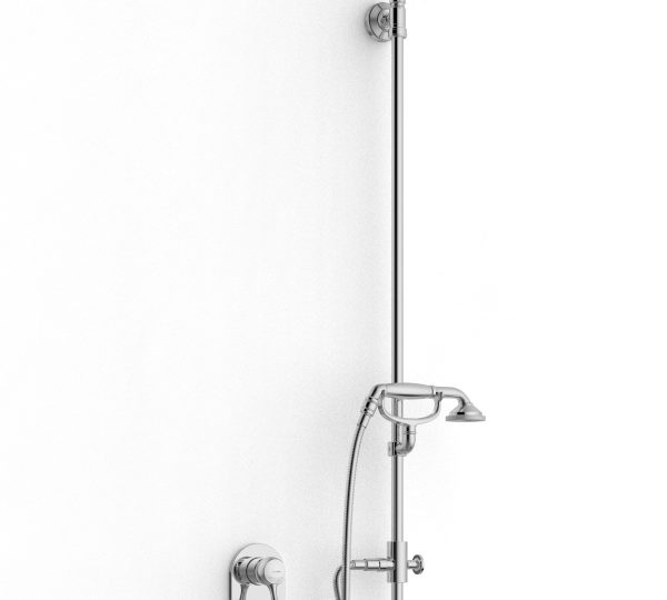 Built-in shower set