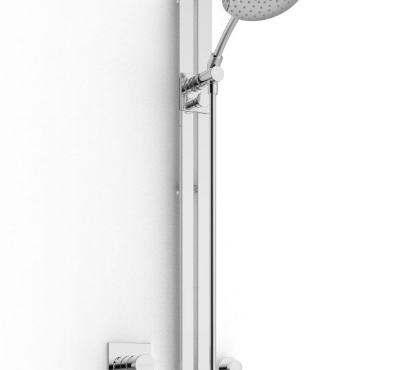 Sliding bar with hand shower