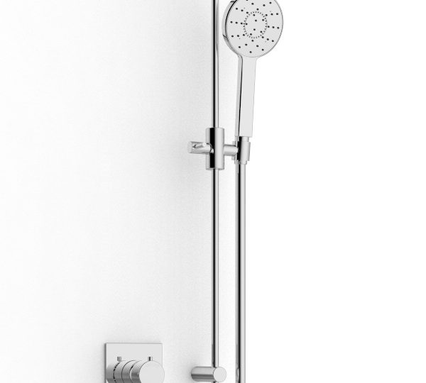Sliding bar with hand shower