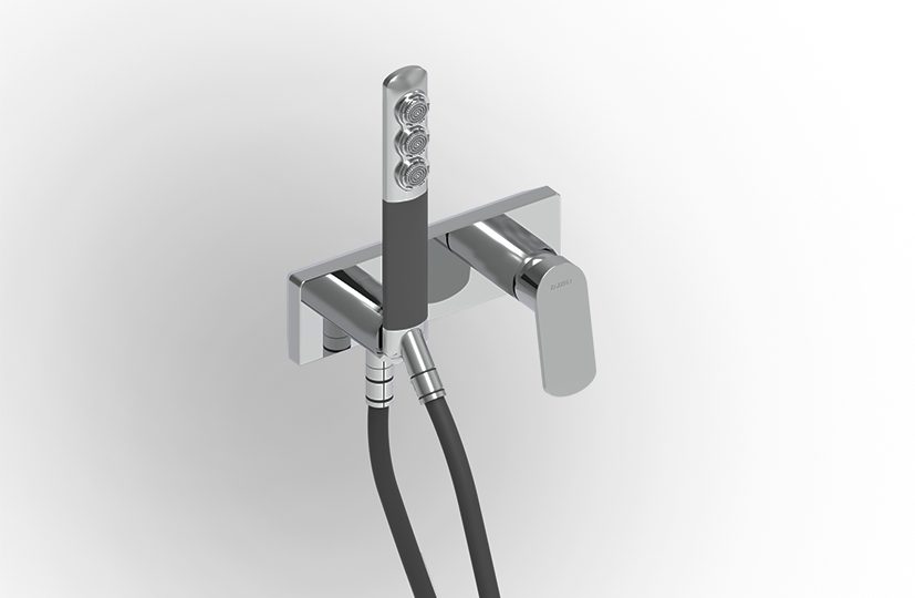 Einhandbatterie AP-Mont. für Dusche